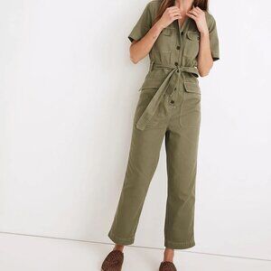 Madewell Tie-Waist Military Jumpsuit Size XS